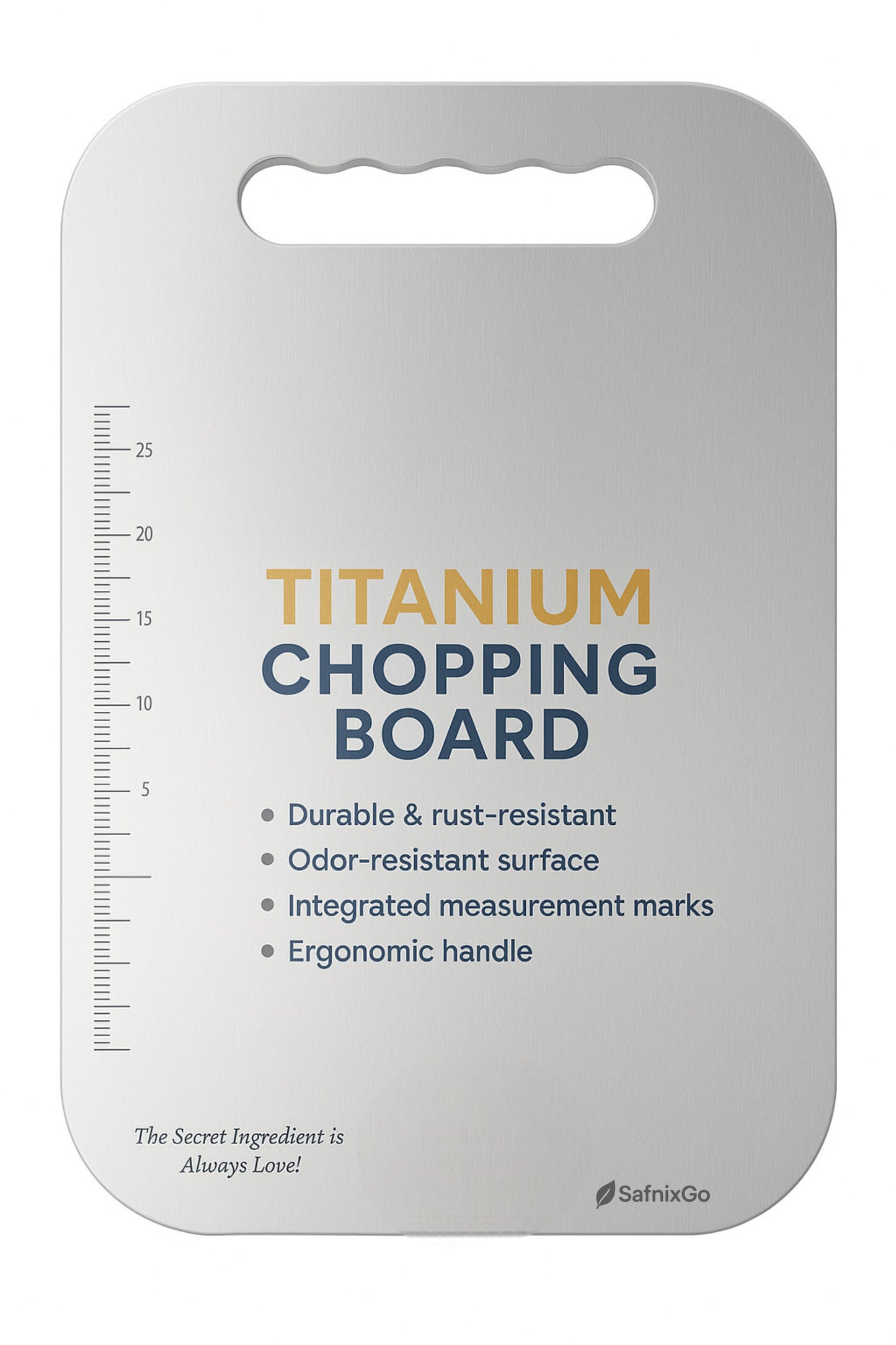 Stainless steel Ti Chopping Board