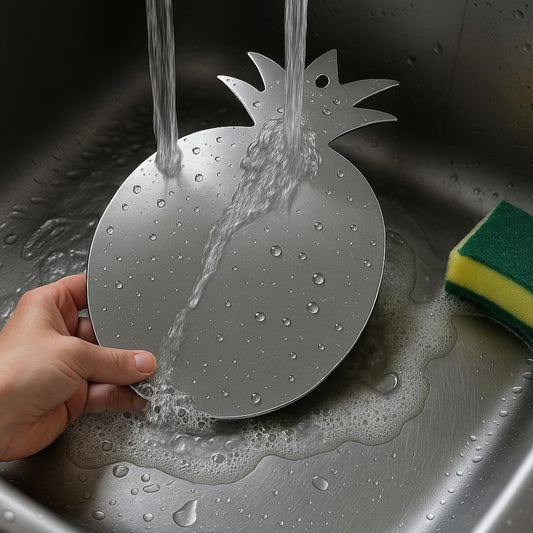 Pineapple Shaped Stainless Steel Cutting Board