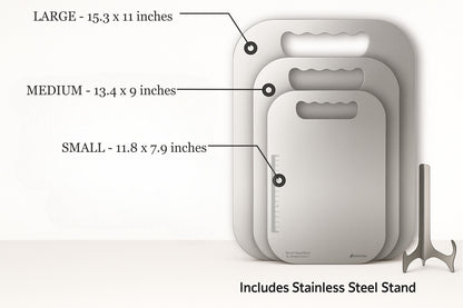 Stainless steel Ti Chopping Board