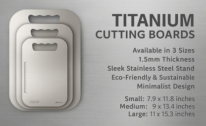 Stainless steel Ti Chopping Board