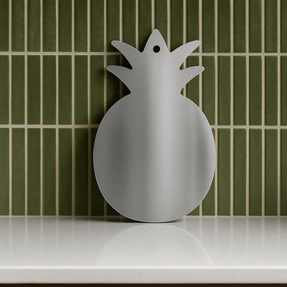 Pineapple Shaped Stainless Steel Cutting Board