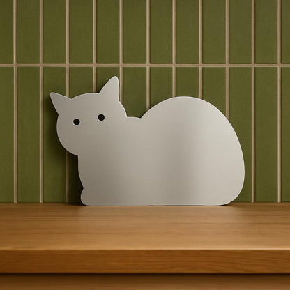 Cat Shaped Stainless Steel Cutting Board